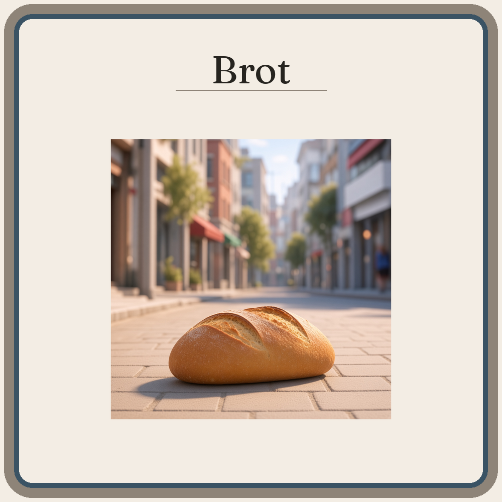 Schild Brot
