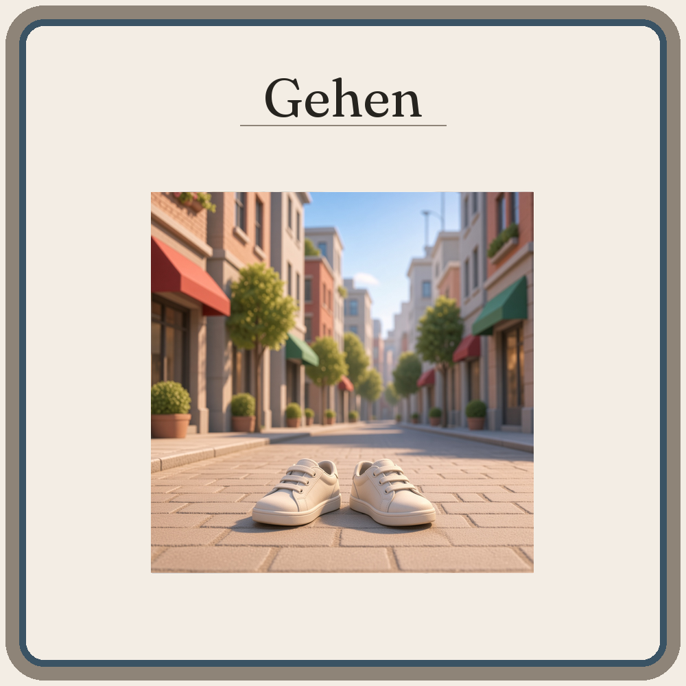 Schild Gehen