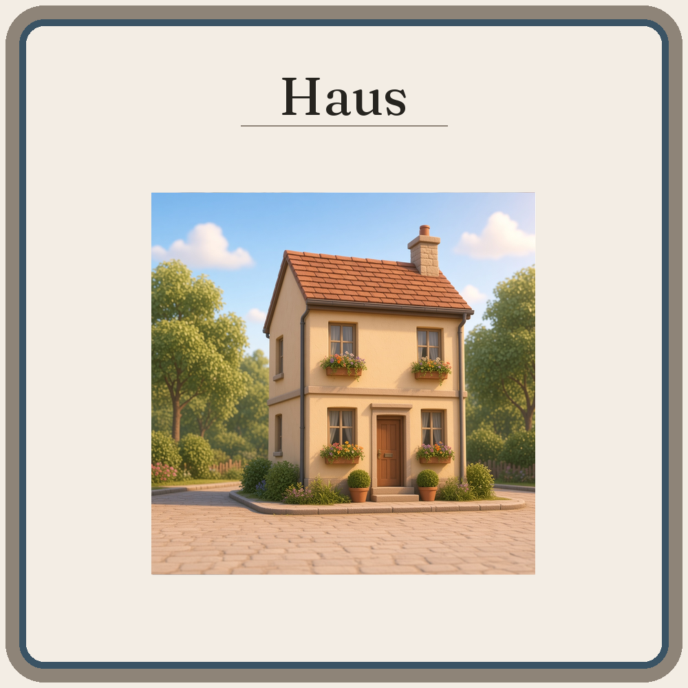 Schild Haus