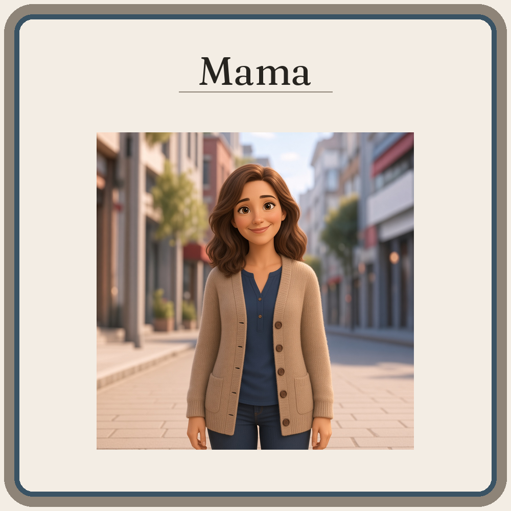Schild Mama