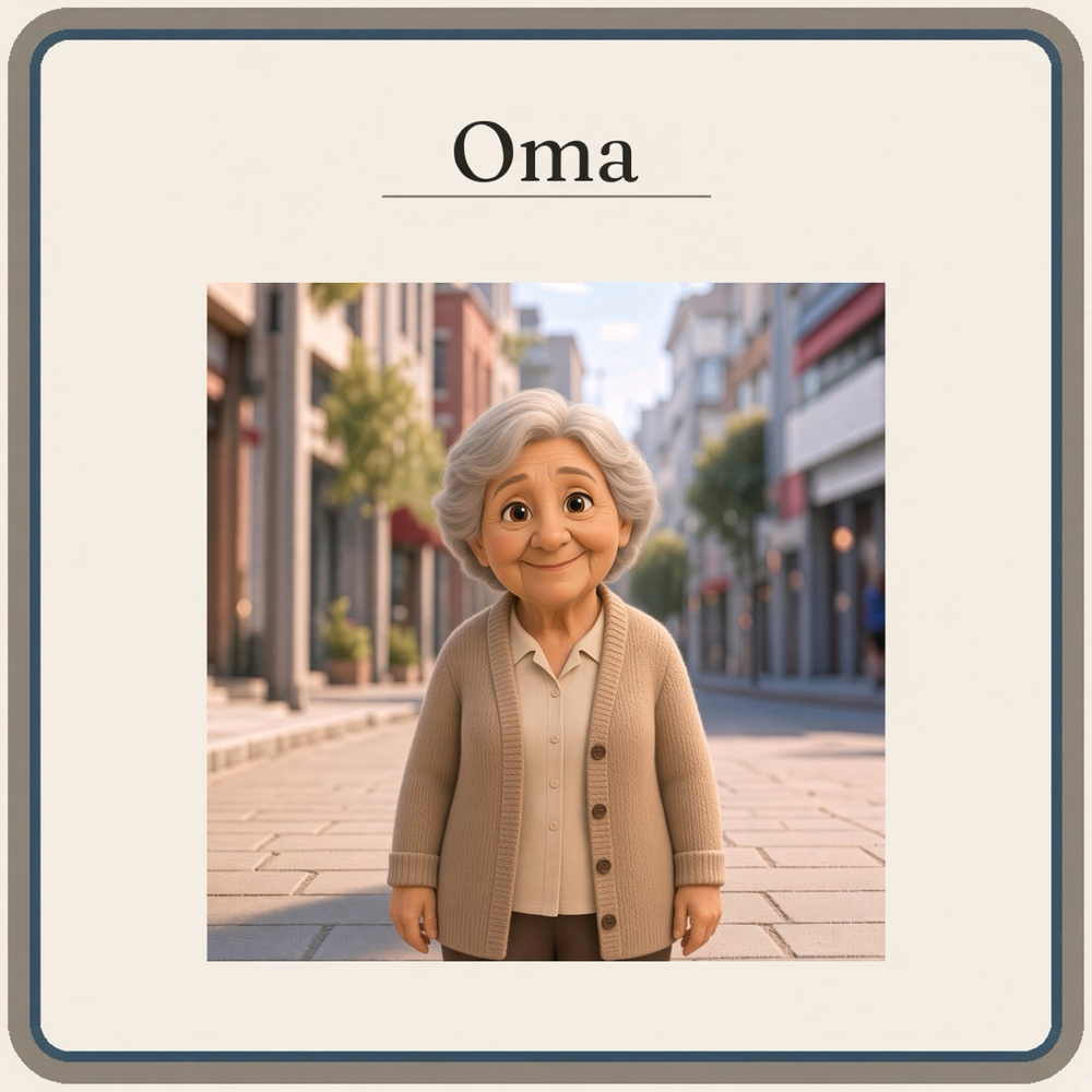 Schild Oma