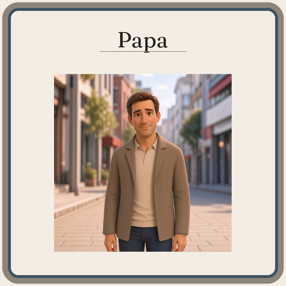 Schild Papa