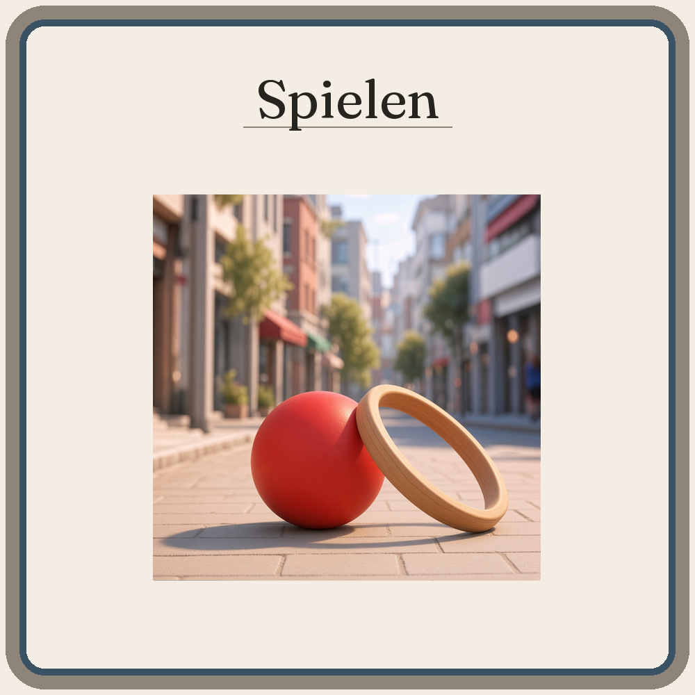 Schild Spielen