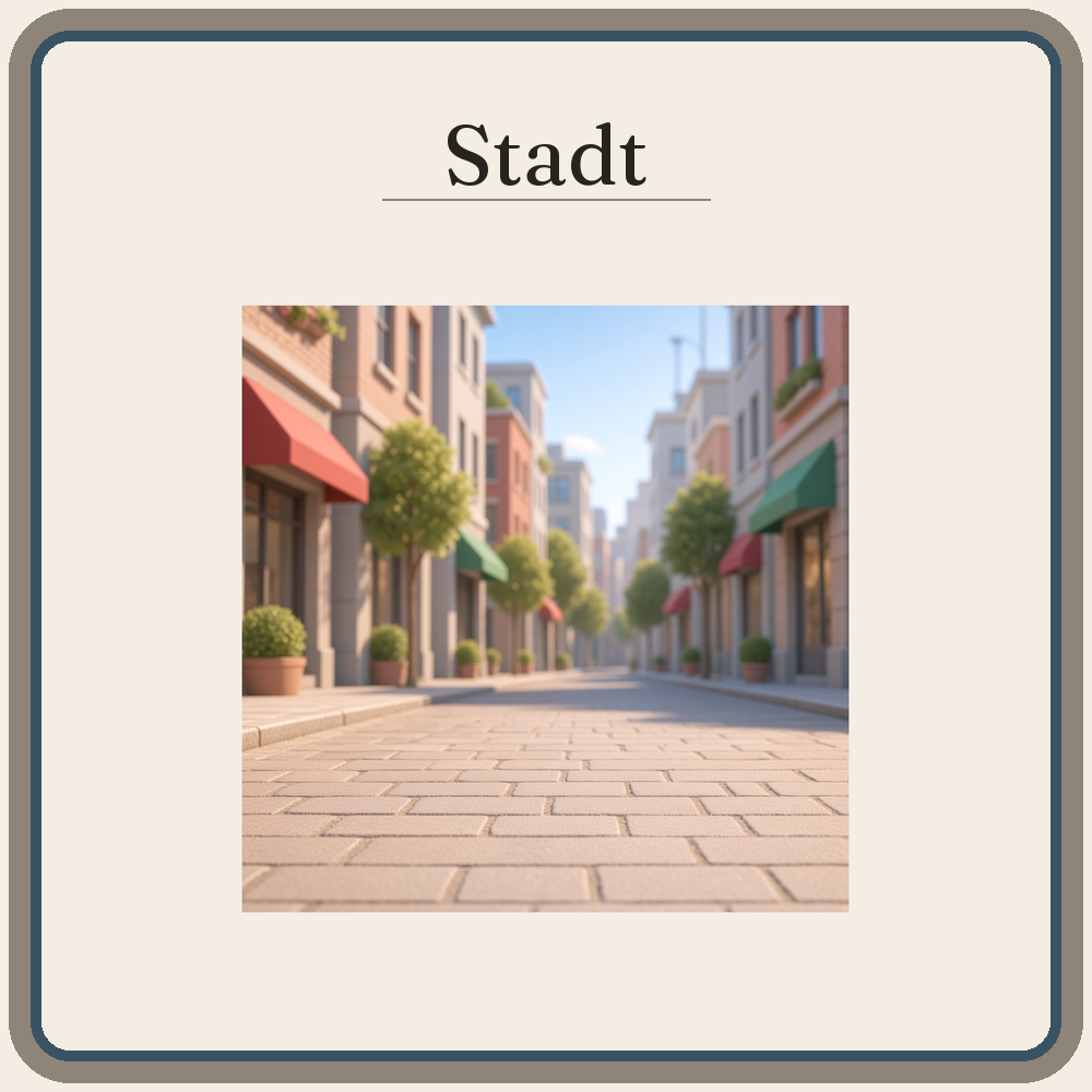 Schild Stadt
